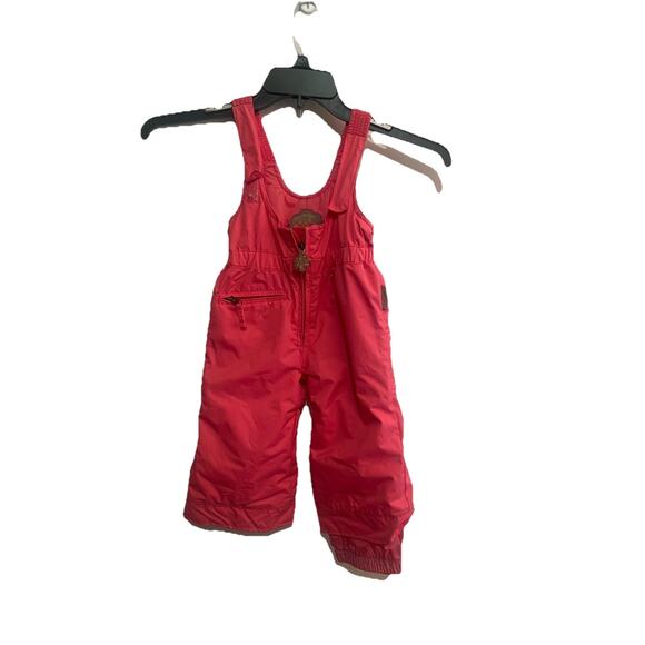 Girls Pink Obermeyer Snowsuit IGrow Bib Zip Adjustable Insulated 2 - Picture 1 of 7
